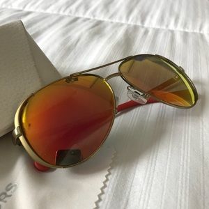 Michael Kors orange aviators
